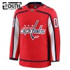 Maillot de Hockey Washington Capitals Personnaliser Fanatics Premium 2024-25 Rouge Domicile - Enfant